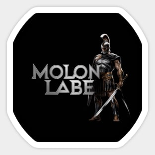 Molon Labe Sticker